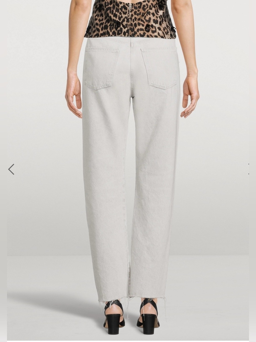AGOLDE ($298) Criss-Cross Straight-Leg Jeans - Picture 4 of 10